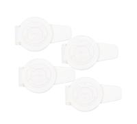 CLISPEED 4pièces Verrous De Sécurité Pour Porte De Four à Vapeur Pack De Auto-adhésifs Sans Perçage Pour Micro-ondes Et Fours Empêchant Accidentelles