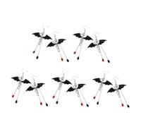 CLISPEED 5 Paires Boucles Doreilles Chauve Métal Uniques Design de Chauve Pendantes Bijoux Punk pour Femmes Accessoires Halloween Gothiques