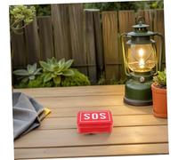 CLISPEED 5 Pièces Boîte de Rangement Métallique Étanche et Résistante Aux Chocs Mini Boîte Sos Portable pour Médicaments et Accessoires de Survie Plein Air Compartiments Organisés pour