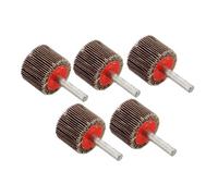 CLISPEED 5 pièces Lot de Roues à Lamelles Abrasives Ø avec Tige Meule Ponçage Rotative pour Ponçage Polissage et Décapage de Rouille Accessoires Durables pour Réparation Automobile et