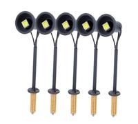 CLISPEED 5 pièces Scale Micro Landscape Light Ornaments for Miniature Building and Model Scenery