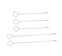 CLISPEED 5 pièces Tourneur de Boucle de Couture avec Crochet Long et Mécanisme de Verrouillage Outil pour Passer Bandes et Tubes Tissu Compatible Tissus Légers à Lourds pour Couture DIY et