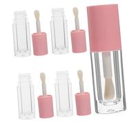 CLISPEED 5 pièces Tube à Vide avec Applicateur Contenants pour Gloss à Bouteilles Transparentes sans Fuite pour Maquillage Portable