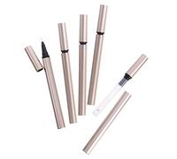 CLISPEED 5 pièces Tube Eyeliner Liquide Doré Rechargeable Applicateur Stylo Pinceau Portable Flacon Vide Étanche pour Maquillage DIY
