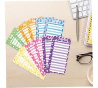 CLISPEED 50 feuilles Budget Portables Motif Bonbons Recharge pour Classeur Budget Organisateur Finance Personnel Portable et Léger pour Bureau et Maison