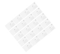 CLISPEED 50 Feuilles Cartes Imprimables Papier Carte Postale Blanc en Papier Kraft Surface Lisse Section Adresse et Espace Timbre de Vœux et Invitations DIY