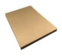 CLISPEED 50 feuilles Papier Kraft Papier à Lettre Vintage Blank pour Écriture Calligraphie DIY Papeterie Retro