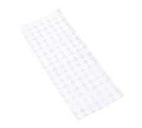 CLISPEED 50 paires Pastilles Autocollantes Rondes Ruban Crochet Boucle Auto Adhésif Blanc Points Adhésifs Double Face Résistants et Imperméables pour Bricolage et Usage