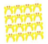 CLISPEED 50 pièces Ballons Animaux Aluminium Film Décoratifs Ballons Gonflables Tête de Girafe pour Décoration Fête Anniversaire Garçon Fille