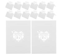 CLISPEED 50 pièces Lot de Cartes de Table Mariage avec Motif Oiseau Creux Cartes Nom de Table pour Réception et Dîner Formel Décoration Romantique pour Fête Engagement et Mariage