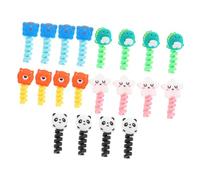 CLISPEED 50 pièces Protège Câbles Animaux Cartoon Protecteur de Chargeur et Data Cable Buddies Protection Anti-nœuds et Usure Accessoires Colorés pour Fils USB Couleur Couleur Aléatoire