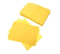 CLISPEED 500 Feuilles de Papier de Sacrifice Jaune Lisse pour Rituels, Papier Monétaire Ancestral Facile à Écrire, 500 Pièces pour Festivals des Fantômes Affamés et Funérailles