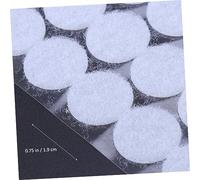 CLISPEED 500 pièces Rubans Autocollants Ronds Dos Adhésif Scratch Crochet et Boucle Résistants Autocollant Double Face Étanche et Durable pour Fixation Polyvalente