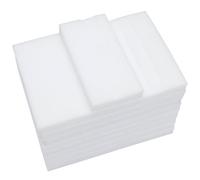 CLISPEED 50pcs Bande Éponge Autocollante Blanche pour Masque, Tapis de Protection Respiratoire Auto-adhésif en Mousse, Accessoires pour Masques Adultes Homme