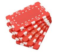 CLISPEED 5pièces Jetons De Poker pour Bingo Et Jeu De Cartes Lot de Accessoire De Comptage pour Garçon Fille Et Soirée à Domicile