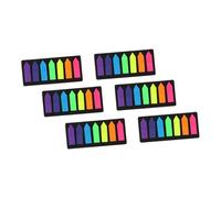 CLISPEED 6 ensembles Stickers Flèches Colorées Fluorescentes Notes Adhésives Double Face pour Classement de Fichiers École Pratiques et Faciles à Utiliser