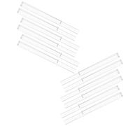 CLISPEED 6 Paires Pinces à Partitions en Acrylique, Support de Partitions, Maintien Sécurisé des Feuilles, pour Musiciens et Étudiants, Concerts de Scène et Violon