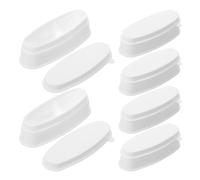 CLISPEED 6 pièces Boîte de Recyclage Poudre Trempage Ongles Plateau Récupération Poudre Dip Nail Art Français Accessoire Manucure Professionnel pour Espace de Travail Propre et Précis