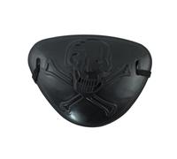 CLISPEED 6 Pièces Cache Œil Pirate Halloween avec Motif Squelette Patch Décoratif Cosplay Fête Carnaval Adulte Garçon Fille