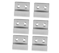 CLISPEED 6 Pièces Crochet De Tuile Brassets De Suspension D'images Supports De Montage Porte-carreaux Accessoires De Carreaux De Céramique Calendrier De Carreaux Acier Laminé à Froid