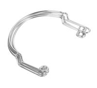 CLISPEED 6 pièces Kit de Supports Métalliques Alliage Aluminium pour Poche de Billard Fixation Coin Filet pour Table Billard Accessoire Pratique Club et Salle Jeu