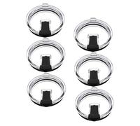 CLISPEED 6 pièces Lot de Couvercles Étanches Plastique pour Gobelets de Voiture Couvercles de Remplacement Débordement et Isolation Thermique Adaptés Aux Mugs et Tasses de Voyage