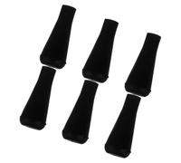 CLISPEED 6 Pièces Pointes de Flèches en Caoutchouc Souple Rondes à l'arc, Sécurité et Ajustement Sécurisé pour Pratique Plein Air et Activités de Jeu