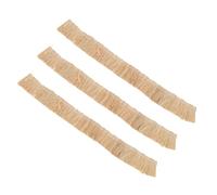 CLISPEED 6 Rouleaux de Chaume Artificiel 4X30 CM Toit Miniature en Herbe Réaliste pour Maisons de Poupées Décorations Jardin Féerique Matériau Paille Artisanale sans Entretien