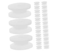 CLISPEED 60 Pièces Poulie Plastique Ensemble Courroie pour Modèles DIY Éducatifs Accessoires de Transmission Précise pour Projets de Bricolage