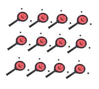 CLISPEED 60 Pièces Tambourin Citrouille Halloween Éducatif à Secouer pour Garçon Fille Assorties Design Créatif et Flexible pour Motricité Fine