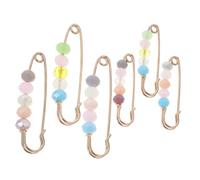 CLISPEED 6pièces Broches Ajustage pour Pantalons et Robes Lot de Pinces Décoratives sans Bavures Accessoire Pratique pour Châles et Cols