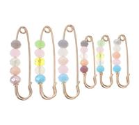 CLISPEED 6pièces Broches Épingle à Nourrice Pour Pantalon Pince à Robe Et Pull Ajustement Sans Glisser Protection Vêtements