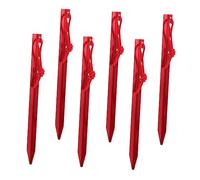 CLISPEED 6Pièces Piquets de Réglables pour Camping Fixation Robuste