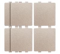 CLISPEED 6Pièces Plaque de Mica pour Four à Micro Ondes de Universelles Couvercle de Guide Ondes Mica Haute Température Accessoire de Réparation et Protection