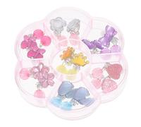 CLISPEED 7paires Boucles Oreilles Clips Garçon Fille Bijoux Pour Filles Décoratives Avec Motifs De Dessins Animés