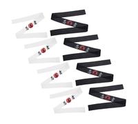 CLISPEED 8 Pcs Bandeaux Style Japonais pour Garçon et Filles en Polyester Motifs Uniques et Confortables pour Pratique de Karaté et Accessoires de Costume