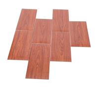 CLISPEED 8 pièces Autocollants Sol Auto-adhésifs Imperméables Décoratifs Effet pour Chambre Cuisine Salle de Bain Stickers PVC Faciles à Nettoyer et Poser