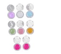 CLISPEED 8 pièces Boîte de Rangement Cils Fausse Transparente Coffret Compact Portable avec Couvercle Organiseur Pratique et Propre pour Extensions de Cils Usage Domestique et