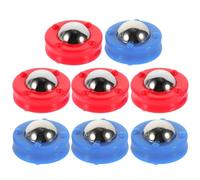 CLISPEED 8 pièces Boules de Football de Table Acier et Plastique Accessoires de Jeu de Palets Compacts et Résistants pour Jeux de Football de Table Standards Boules Glissantes Ludiques