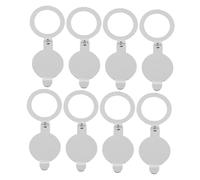 CLISPEED 8 Pièces Plaques de Protection pour Trou Dœil de Porte Cuivre Caches Regard pour Visionneuse de Porte Dappartement Accessoires Solides et Faciles à Installer pour Sécurité à