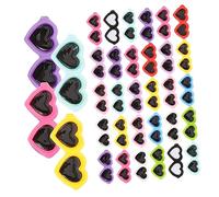 CLISPEED 80 Pièces Breloques En Résine Artisanat Lilo Bleu Lunettes De Soleil Bonjour Ancien Charmes Mignon Enfants Faire La Fête Rose Adultes Perles Accessoires Filles Pour Petit