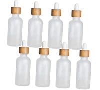 CLISPEED 8pièces Flacons Compte-gouttes Verre Dépoli Vides Flacons Avec Pipette Compte-gouttes Pour Huiles Essentielles Et Essences Liquides