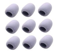 CLISPEED 9 pièces Housses Micro Mousse EVA Anti-bruit Protection Confortable Pare-brise pour Microphones Usage Extérieur