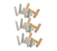 CLISPEED 9pièces Étagères Murales Modernes Étagère Murale Suspendue pour Chambre Porte-Chapeaux Flottantes pour Mur De Salle De Bain Organisateur De Couvercles De Casseroles pour