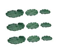 CLISPEED 9pièces Nénuphars Artificiels Pour Bassin Flottantes Réalistes Décoration Aquatique Pour Jardin Et Piscine Extérieure Lot