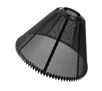 CLISPEED Abat-jour Ajouré pour Lampe Suspendue Abat-jour Creux Métal Noir Design Européen Facile à Installer pour Salon Chambre et Restaurant