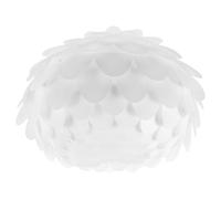 CLISPEED Abat-jour de Lampe de Chambre Boule Style Écailles, Blanc, Pp, E27, Trou 3,2cm, pour Lampes de Table et Études, Diffusion Optimale Lumière, Anti-éblouissement
