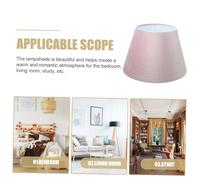 CLISPEED Abat Jour pour Lampe de Bureau Élégant et Compatible Lampes Murales Chevsign Simple pour Chambre et Salon Remplaçant Abat Jour Classique
