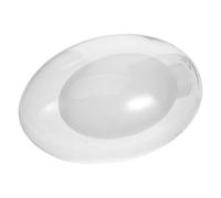 CLISPEED Abat-Jour Sphérique en Verre Transparent Double Couche 2,7 CM pour Lampe G9, Ombre à Globe Résistante à Haute Température, Éclairage Uniforme pour Salon et Décoration Intérieure