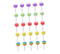 CLISPEED Accessoires De Manucure 25 Pcs Taille Moyenne En Résine 3d Décorations De Bijoux Pour Ongles Diy Usage Salon Et Maison